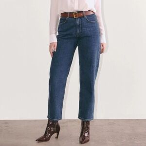 Everlane Women's Straight Leg Jeans in Deep Blue